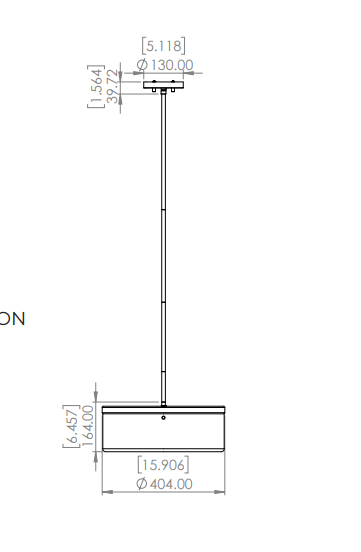 DVI LIGHTING BESSEMER 3LT PENDANT EBONY  DVP32105EB-MS