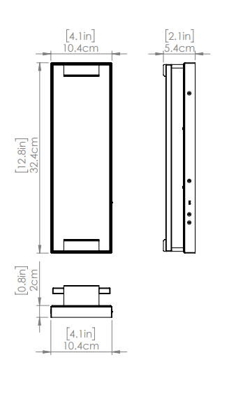DVI LIGHTING TORRANCE 13" VANITY BRASS LED DVP35301BR-AFA