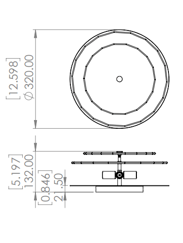 DVI LIGHTING CAROUSEL 4 LT FLUSH MOUNT EBONY DVP36528EB-MS