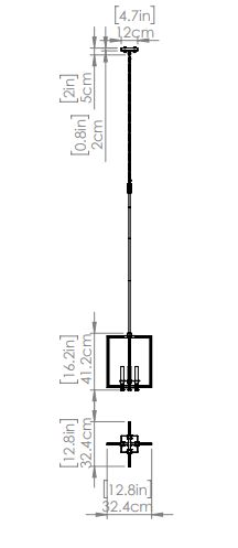 DVI LIGHTING CARISBROOKE FOYER EBONY DVP37148EB