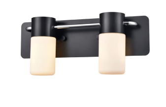 DVI LIGHTING TUXEDO 2 LT VANITY EBONY DVP40722EB+CH-OP