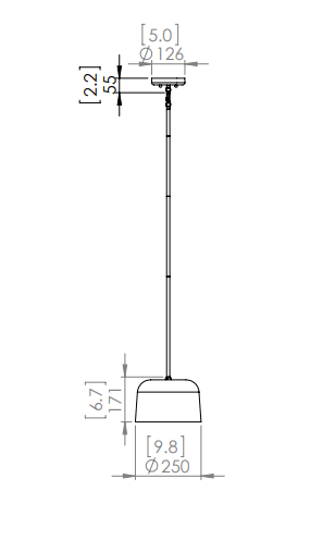 DVI LIGHTING TUQUE 10" PENDANT LED MATTE WHITE DVP40921MW
