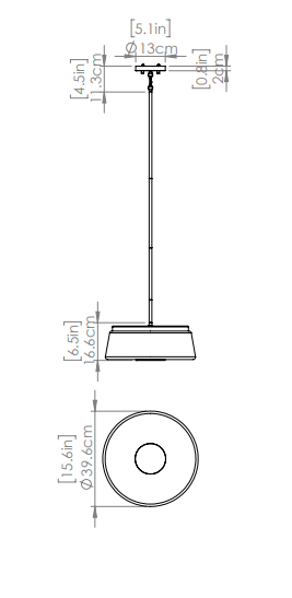 DVI LIGHTING ROBSON HALL PENDANT SATIN NICKEL DVP48505SN-TO
