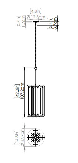 DVI LIGHTING JASPER 15" FOYER BRASS DVP49748BR-BFA