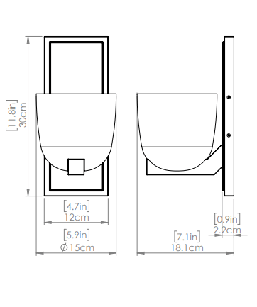 DVI LIGHTING CHALICE SCONCE BRASS DVP49801BR-MS