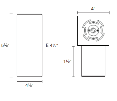 DVI LIGHTING SUMMERSIDE 5.5" OUTDOOR SCONCE BLACK DVP115012BK