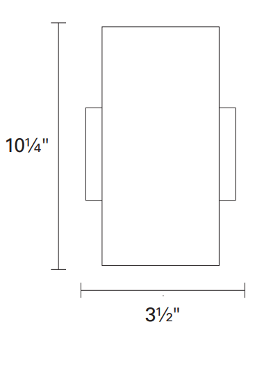 DVI LIGHTING SUMMERSIDE 10.25" OUTDOOR SCONCE BLACK DVP115015BK