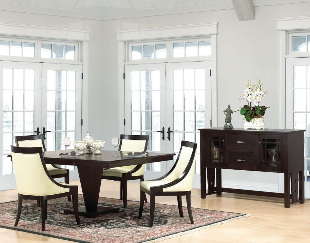 CARDINAL WOODCRAFT SHANGHAI SINGLE PEDESTAL TABLE