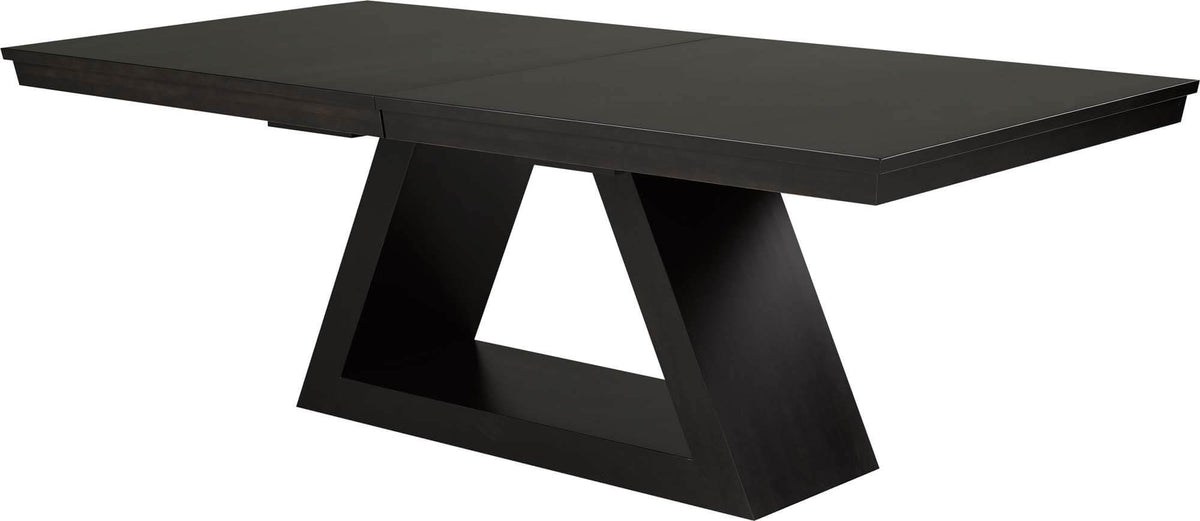 CARDINAL WOODCRAFT SHARD DOUBLE PEDESTAL TABLE