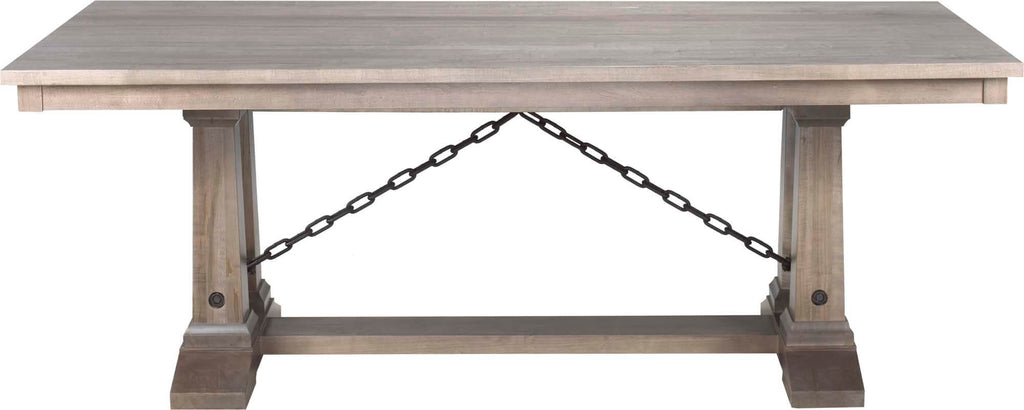CARDINAL WOODCRAFT SHECHEM DOUBLE PEDESTAL TABLE