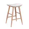 FURNISHINGS MATE SHEILA COUNTER WHITE STOOL SET OF TWO CS B11-WH-WO