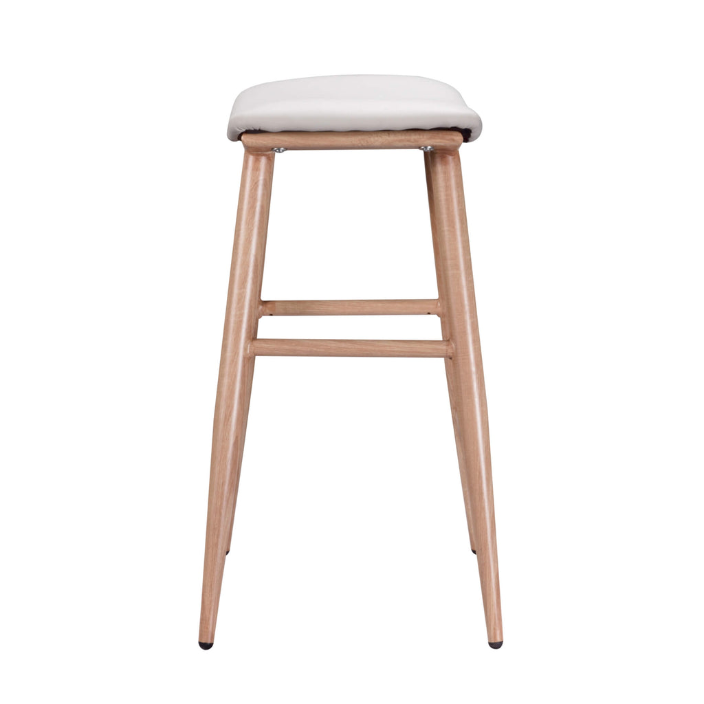 FURNISHINGS MATE SHEILA COUNTER WHITE STOOL SET OF TWO CS B11-WH-WO