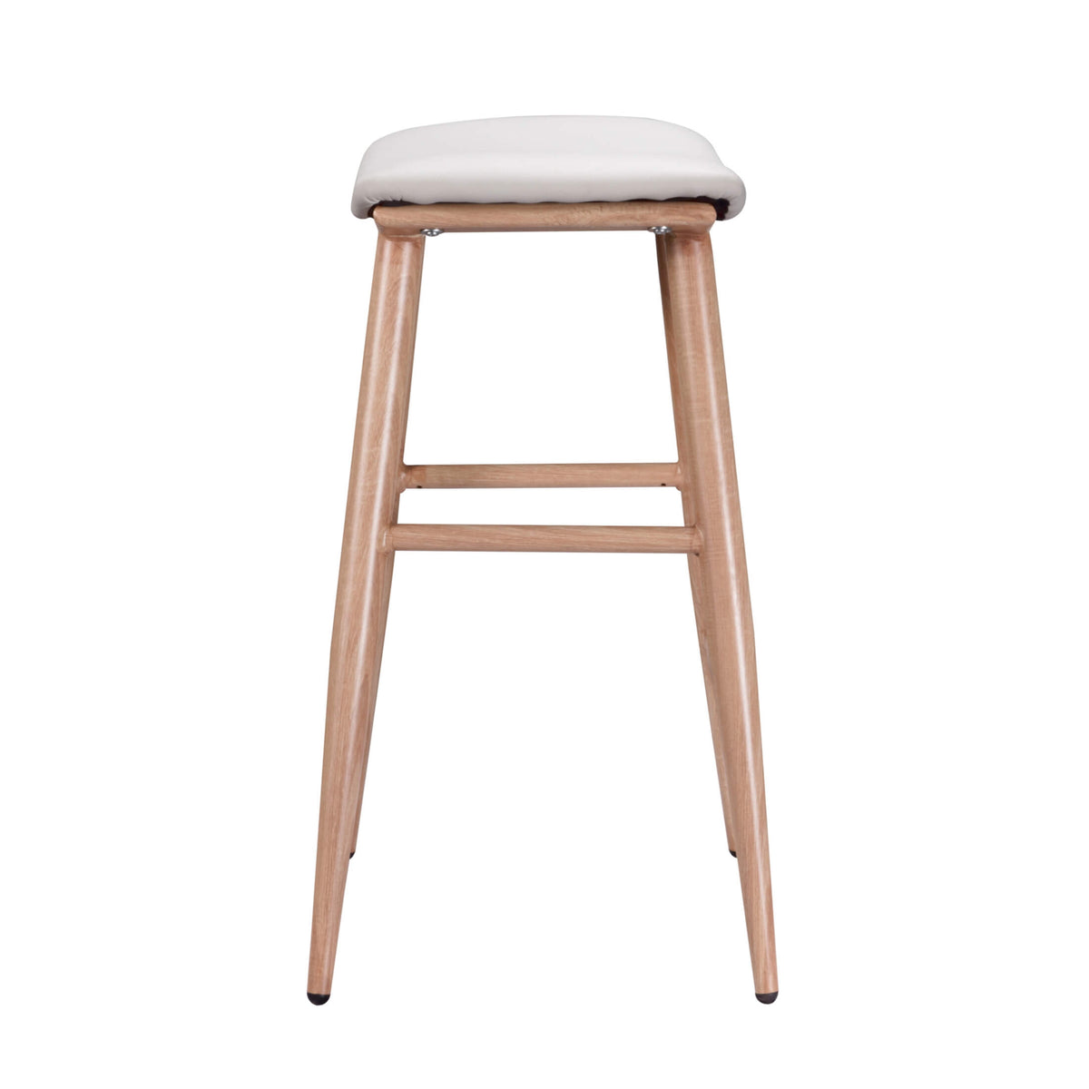FURNISHINGS MATE SHEILA BAR STOOL SET OF TWO BS B11-WH-WO