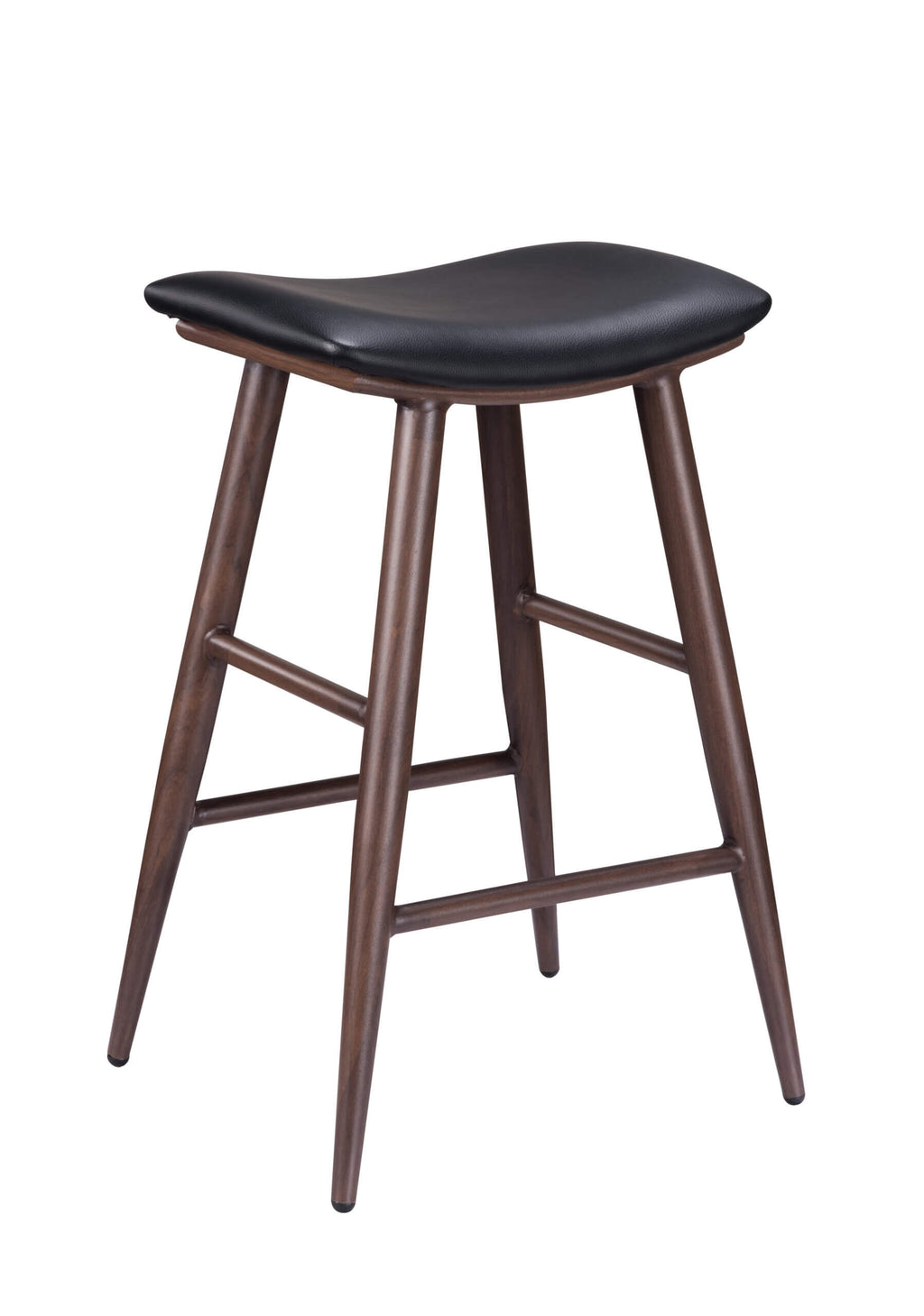 FURNISHINGS MATE SHEILA COUNTER STOOL BLACK SET OF TWO CS B11-BL-BW