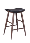 FURNISHINGS MATE SHEILA BAR STOOL BLACK SET OF TWO BS B11-BL-BW