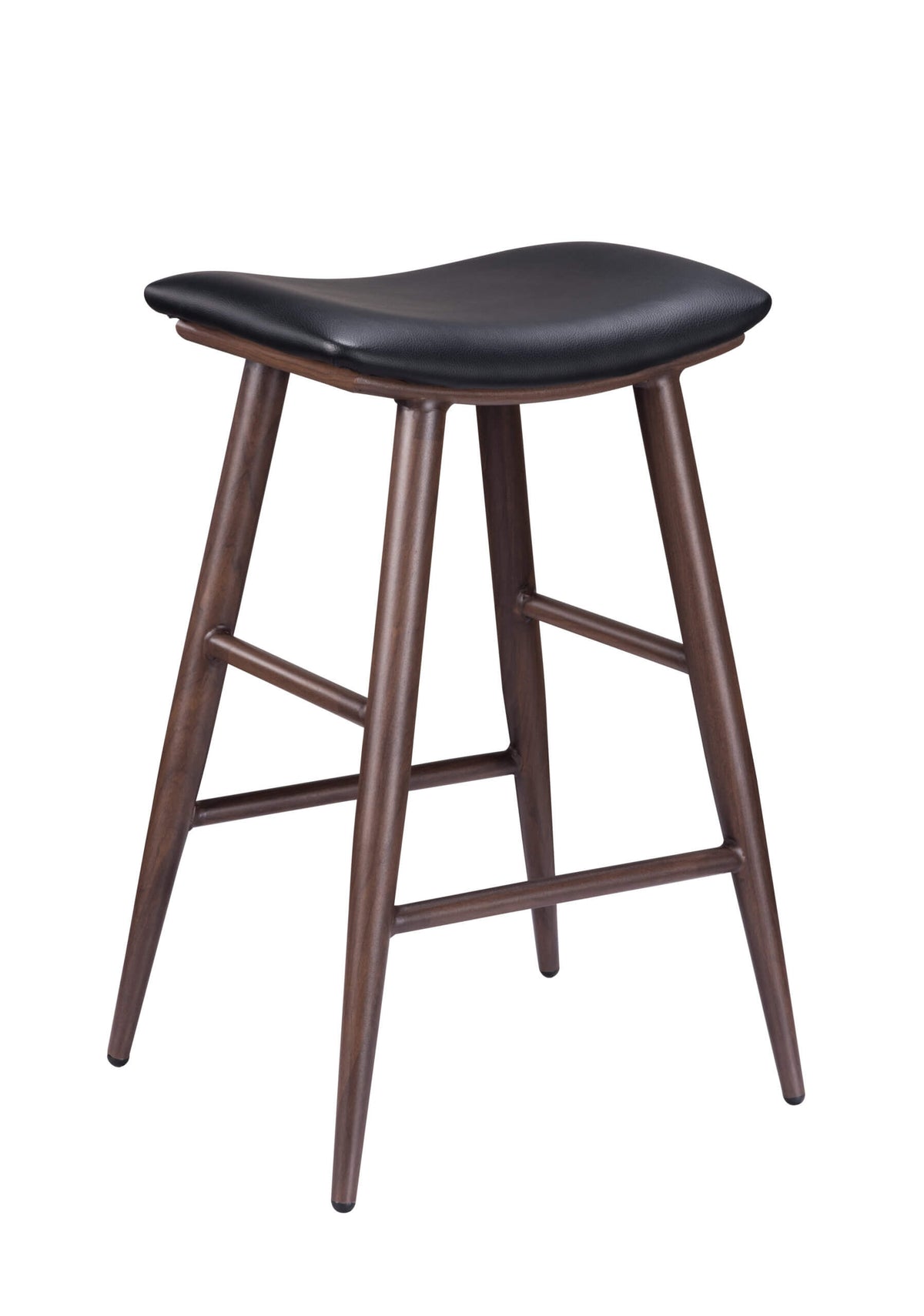 FURNISHINGS MATE SHEILA BAR STOOL BLACK SET OF TWO BS B11-BL-BW