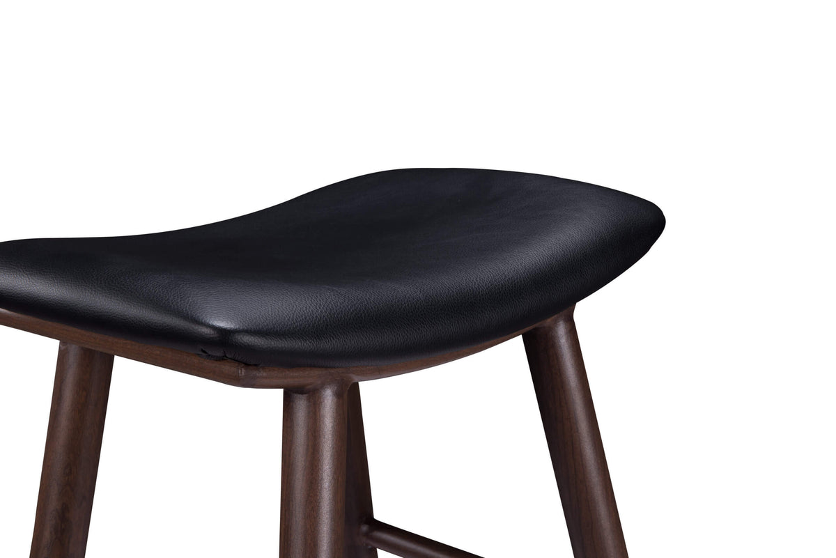 FURNISHINGS MATE SHEILA COUNTER STOOL BLACK SET OF TWO CS B11-BL-BW