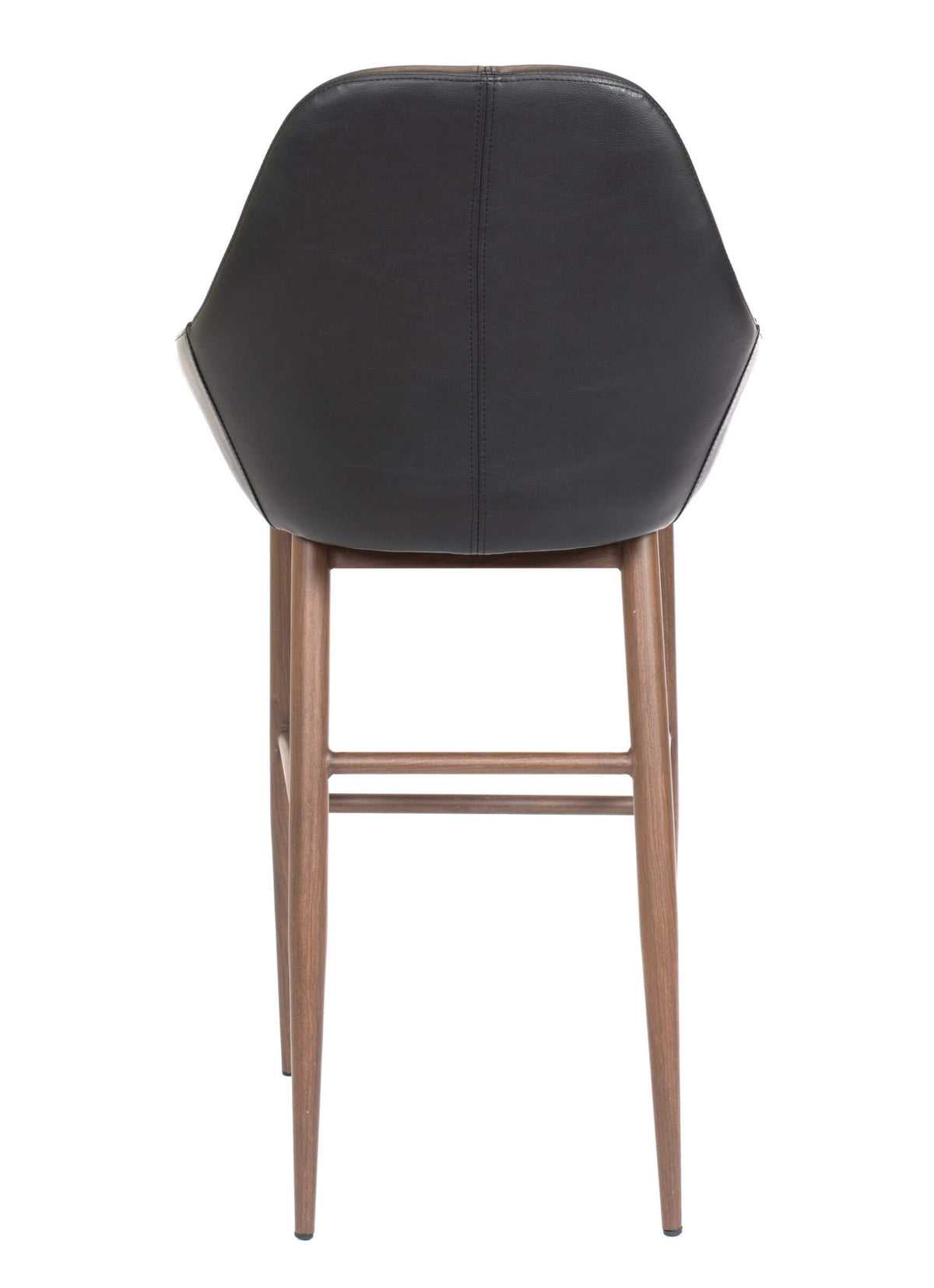 FURNISHINGS MATE SHINDIG BAR STOOL BLACK SET OF TWO BS T14-BL-BW