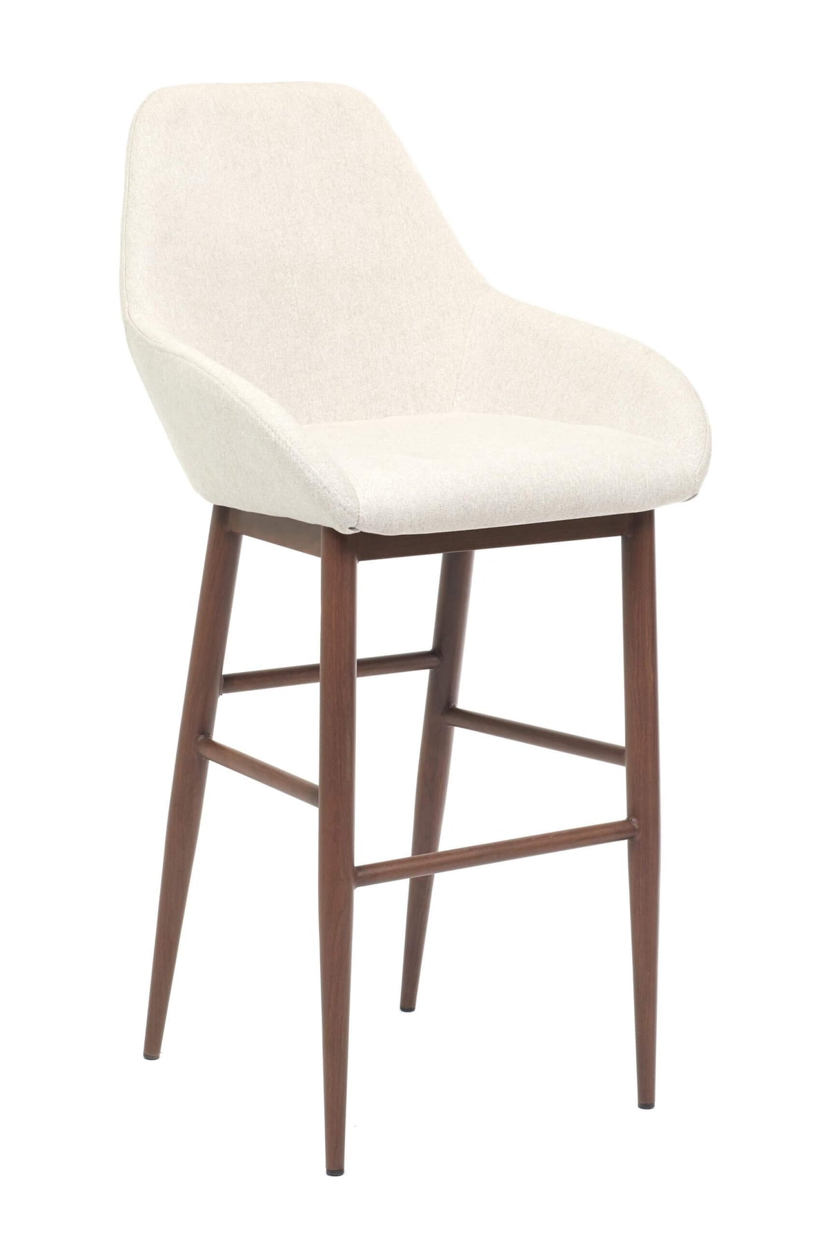FURNISHINGS MATE SHINDIG BAR STOOL DOVE SET OF TWO BS T14-DO-BW