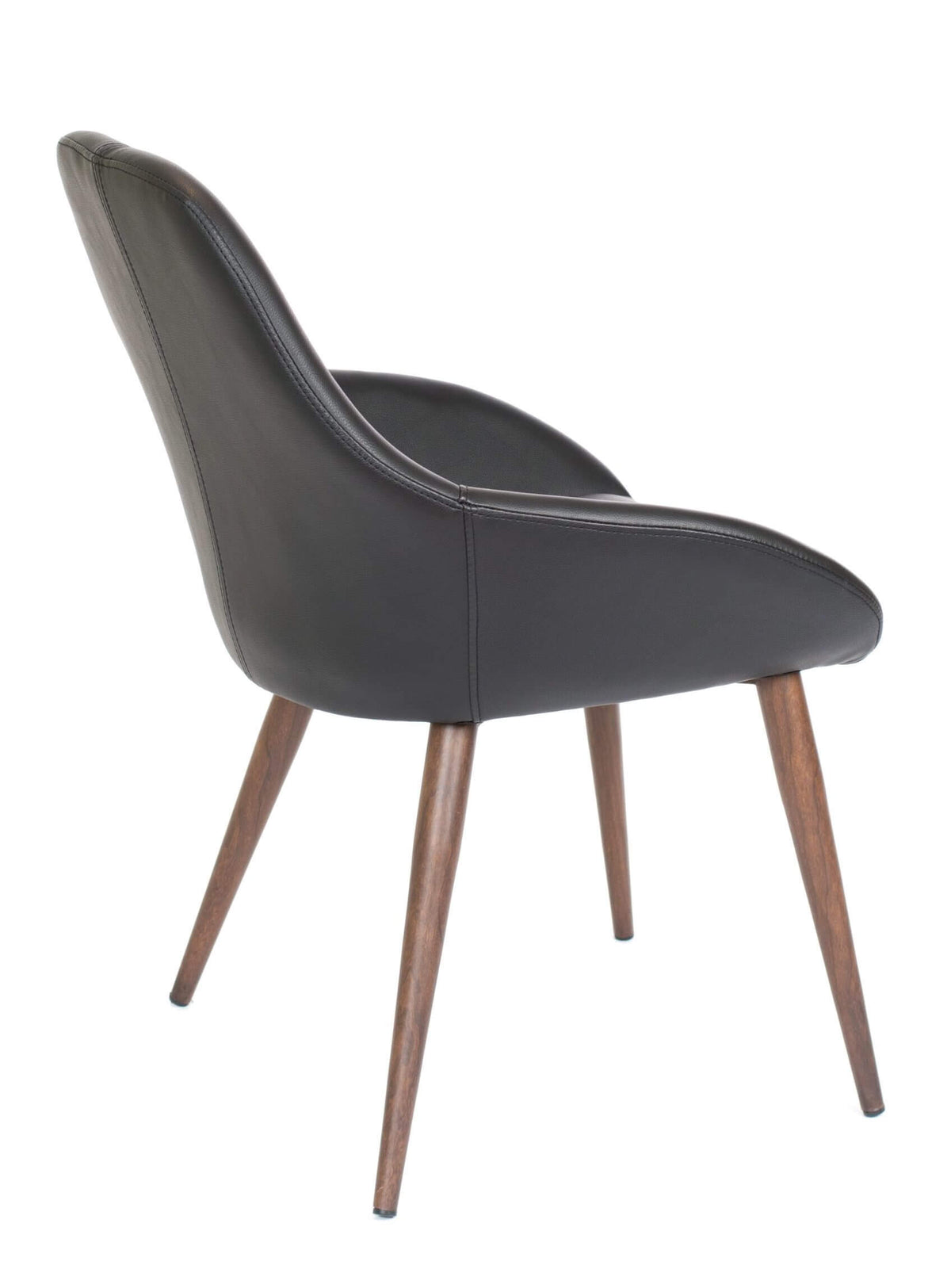 FURNISHINGS MATE SHINDIG CHAIR BLACK SET OF TWO DC T14-BL-BW