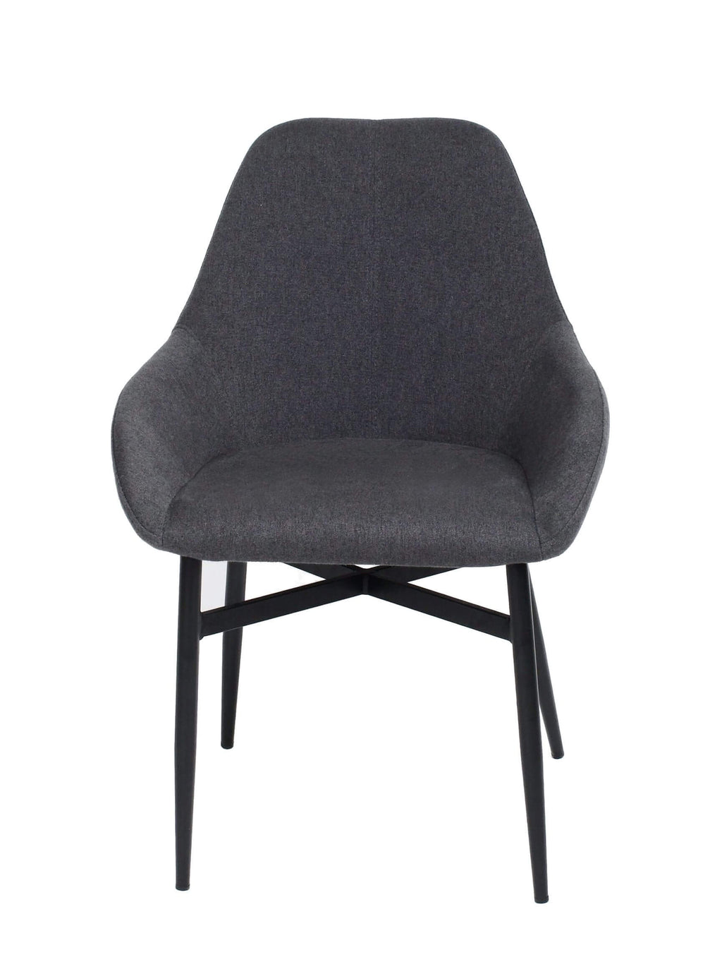 FURNISHINGS MATE SHINDIG CHAIR GRAPHITE SET OF TWO DC T14-GP-BB
