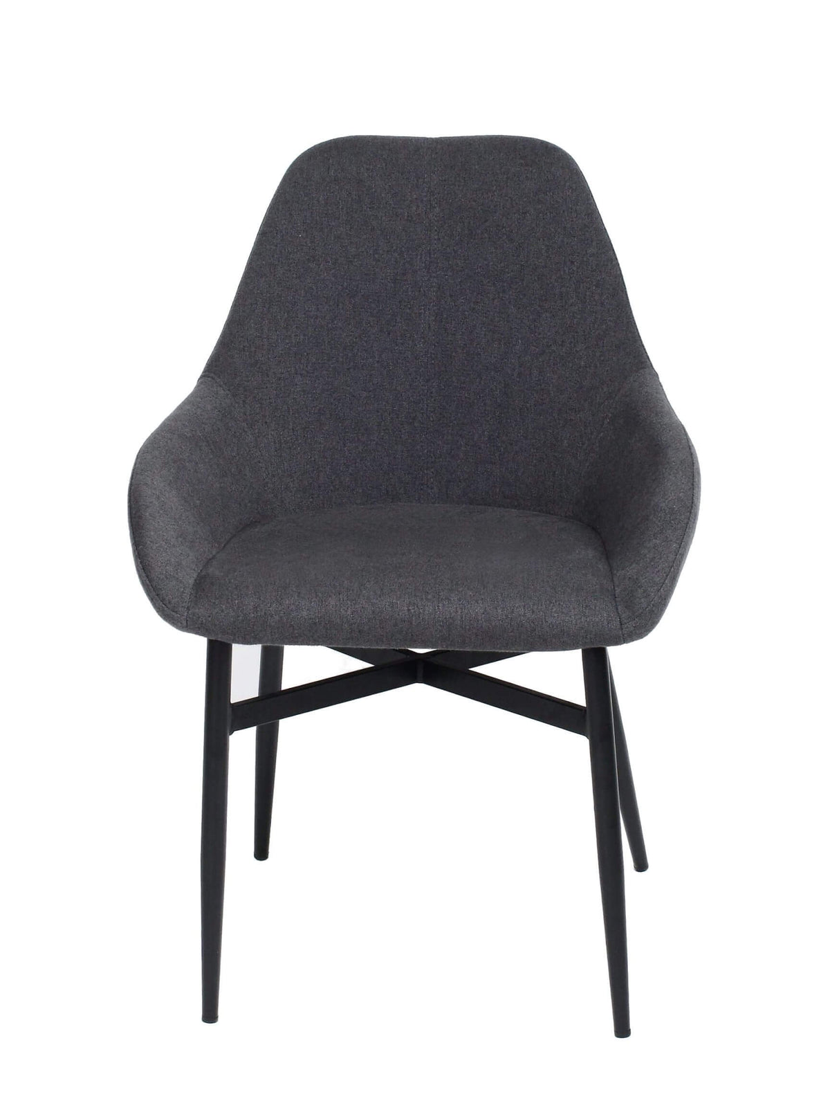 FURNISHINGS MATE SHINDIG CHAIR GRAPHITE SET OF TWO DC T14-GP-BB