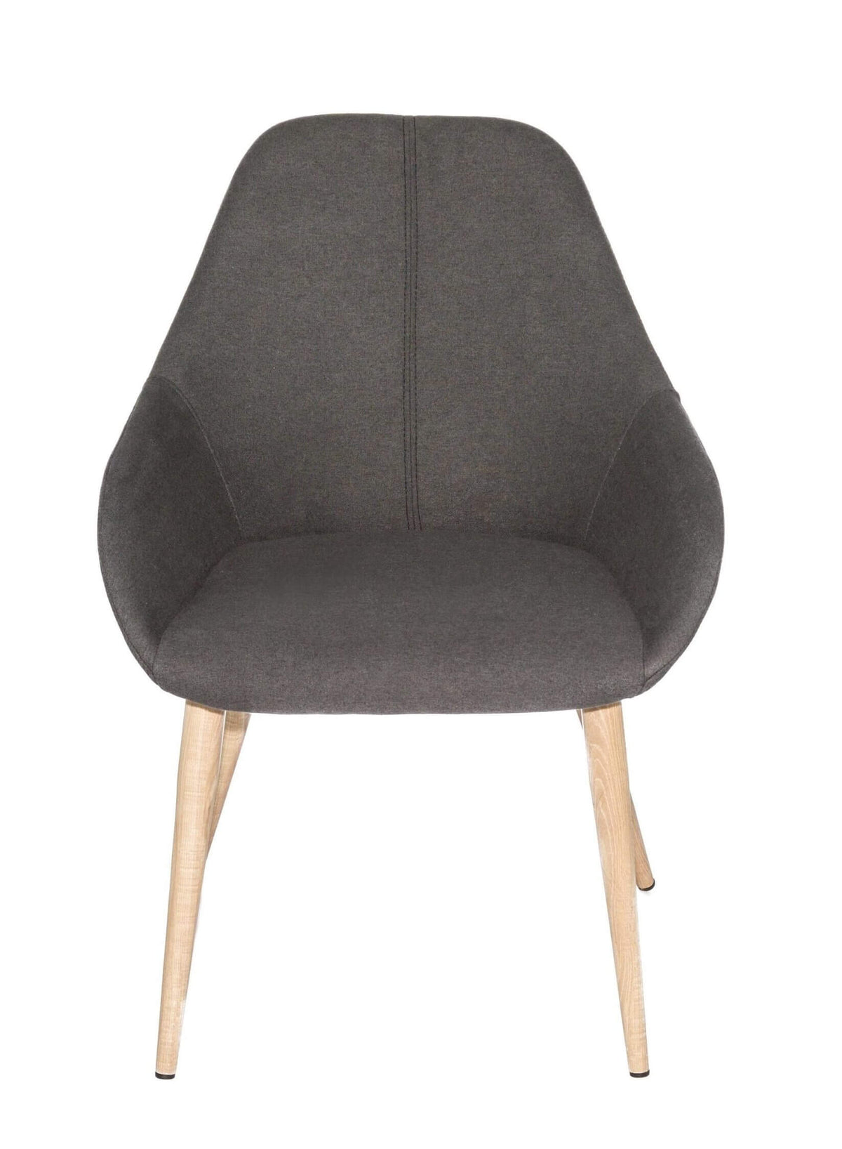FURNISHINGS MATE SHINDIG CHAIR GRAPHITE SET OF TWO DC T14-GP-WO