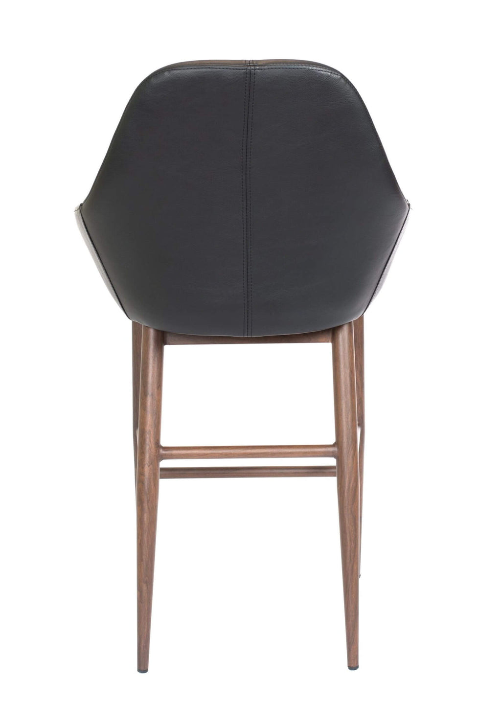 FURNISHINGS MATE SHINDIG COUNTER STOOL BLACK SET OF TWO CS T14-BL-BW