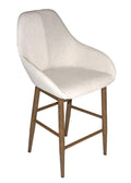FURNISHINGS MATE SHINDIG COUNTER STOOL DOVE SET OF TWO CS T14-DO-BW