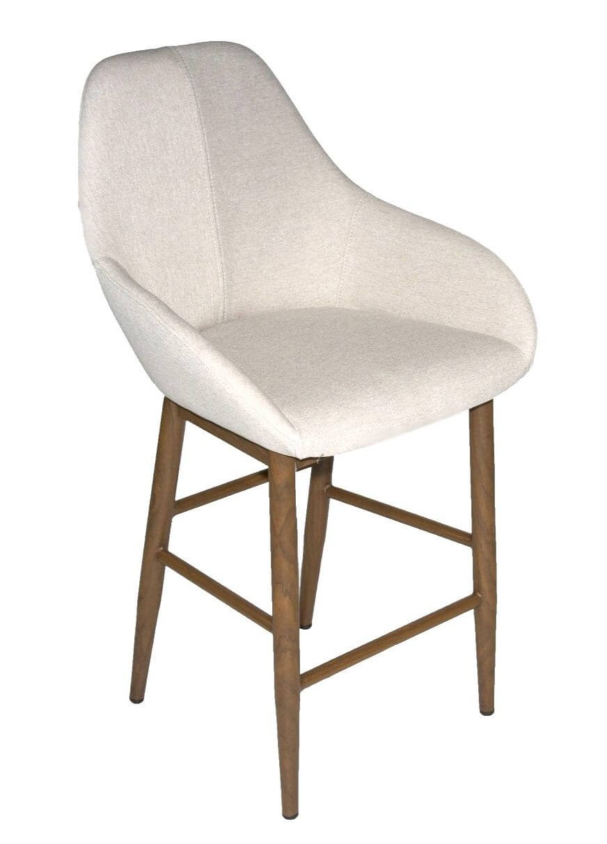 FURNISHINGS MATE SHINDIG COUNTER STOOL DOVE SET OF TWO CS T14-DO-BW