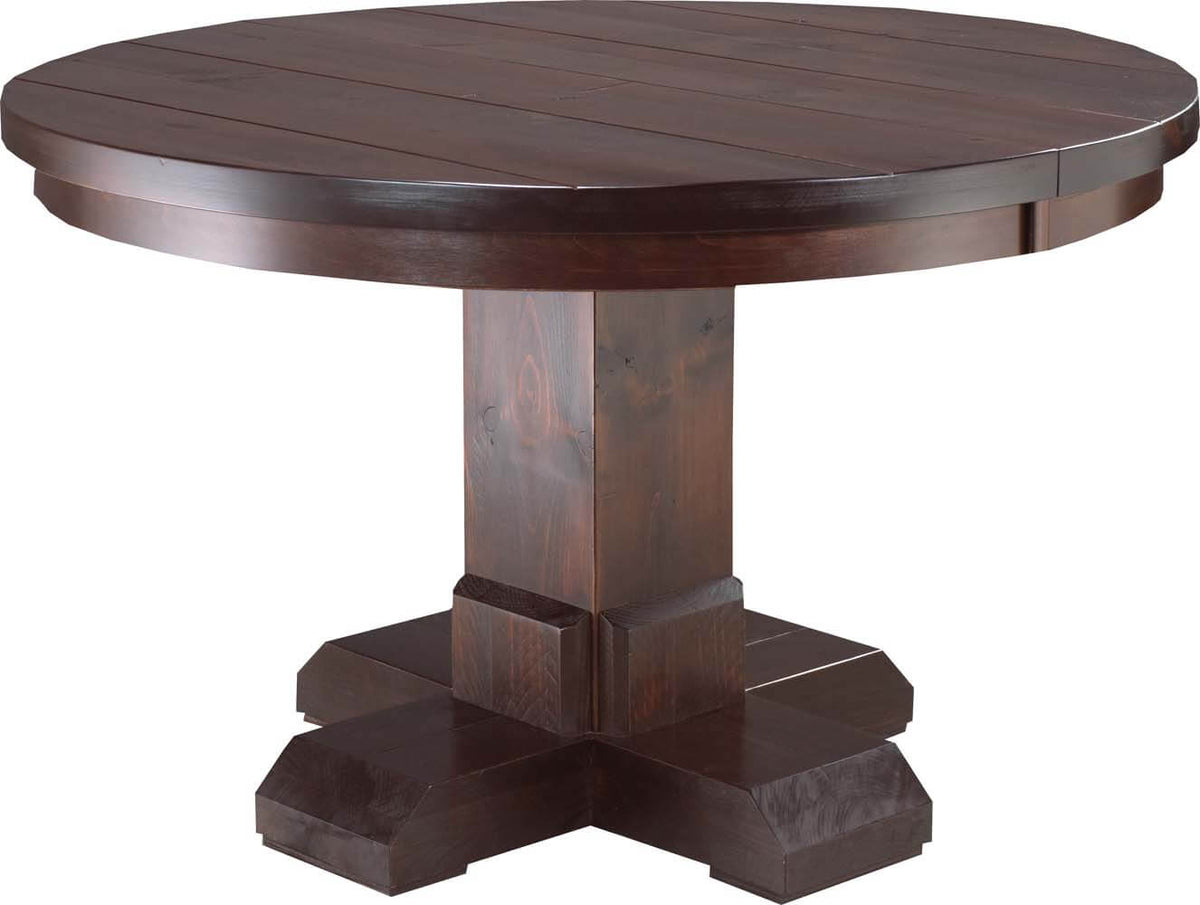 CARDINAL WOODCRAFT SHREWSBURY SINGLE PEDESTAL TABLE