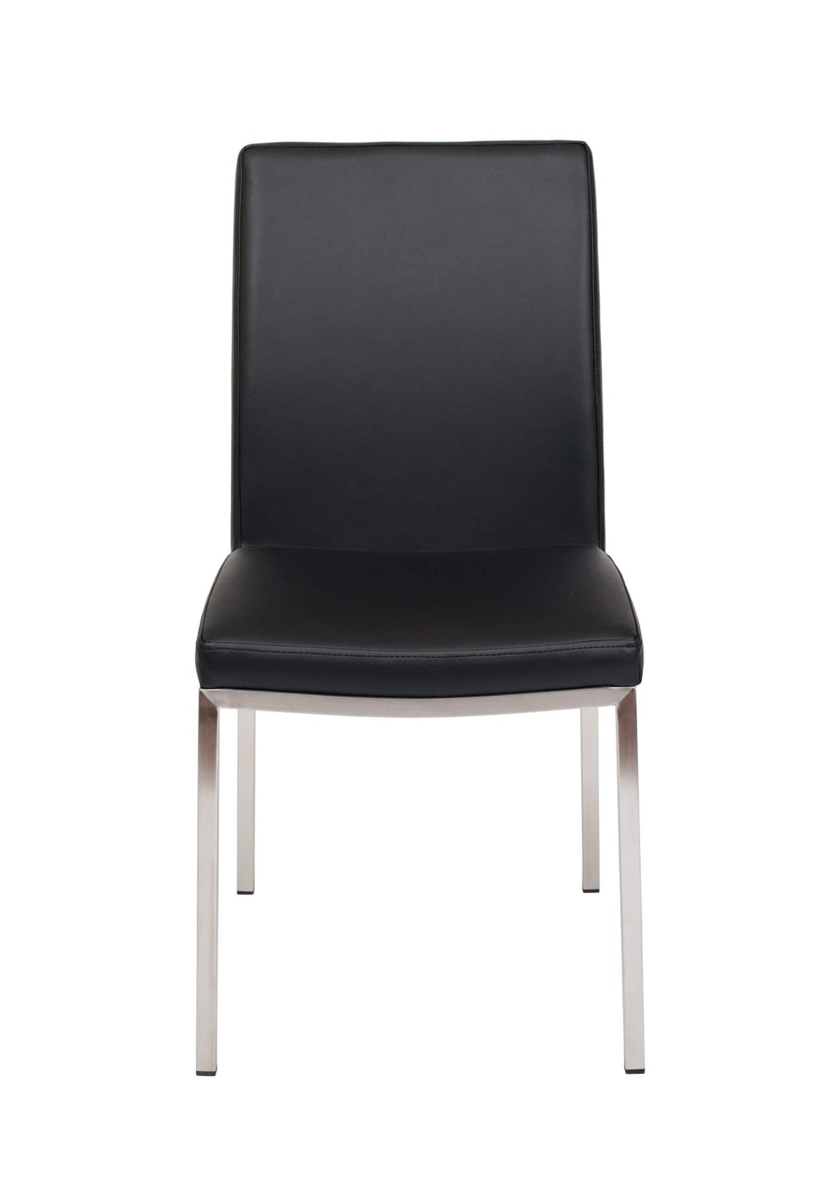 FURNISHINGS MATE SID CHAIR BLACK SET OF TWO DC 066-BL-SS