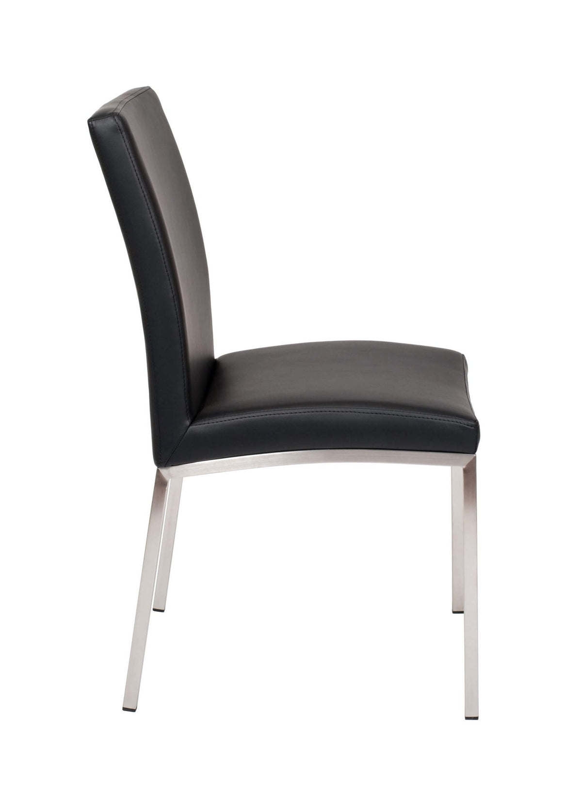 FURNISHINGS MATE SID CHAIR BLACK SET OF TWO DC 066-BL-SS