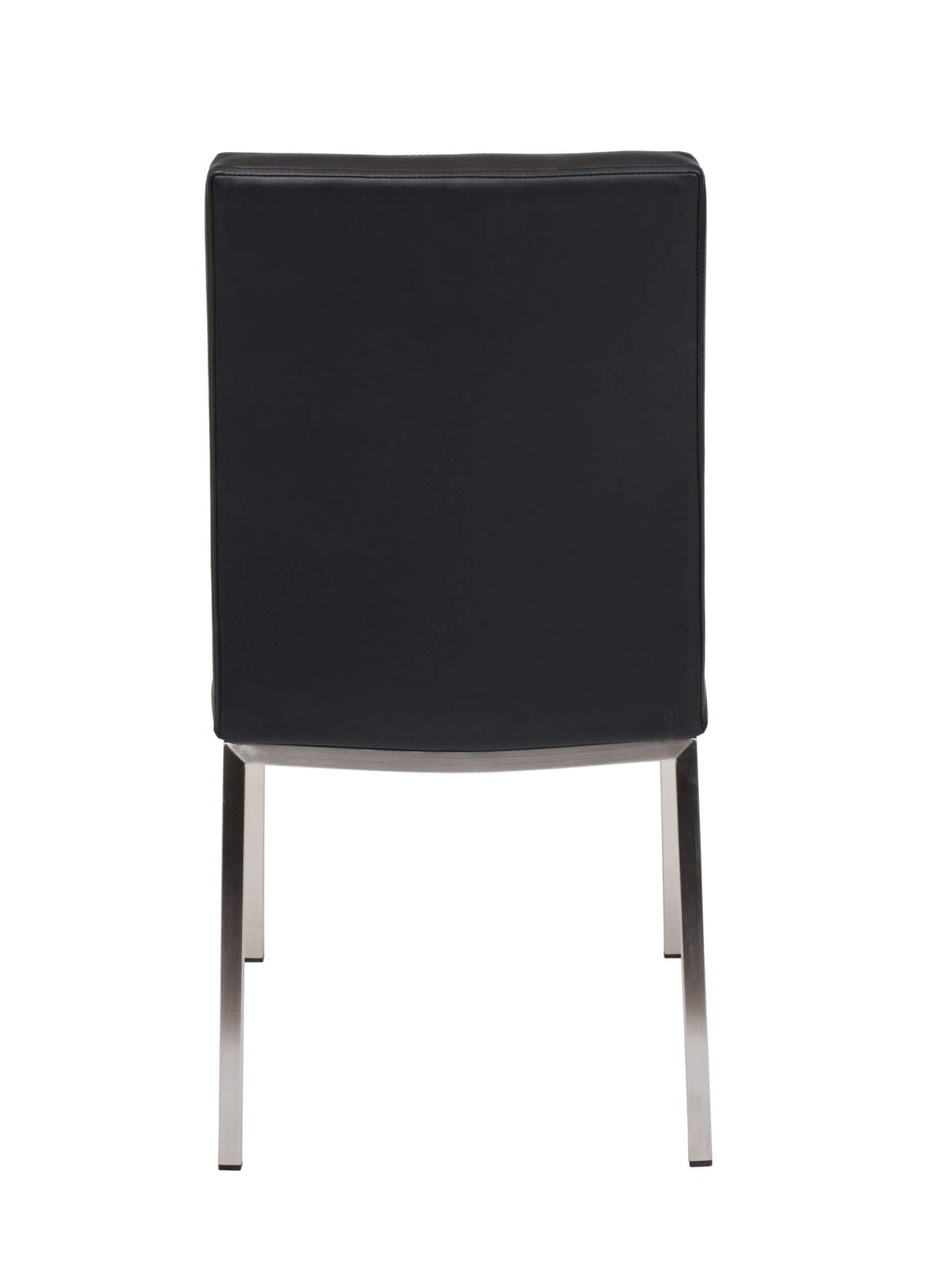 FURNISHINGS MATE SID CHAIR BLACK SET OF TWO DC 066-BL-SS