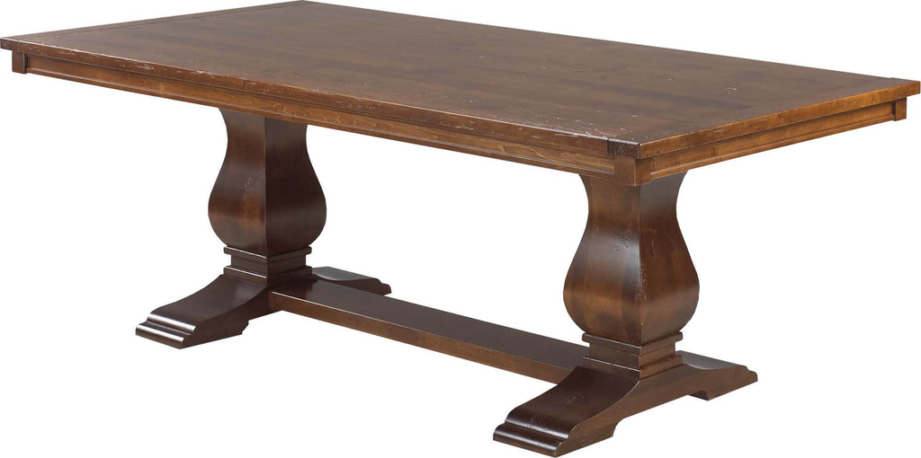 CARDINAL WOODCRAFT SOCRATES DOUBLE PEDESTAL TABLE