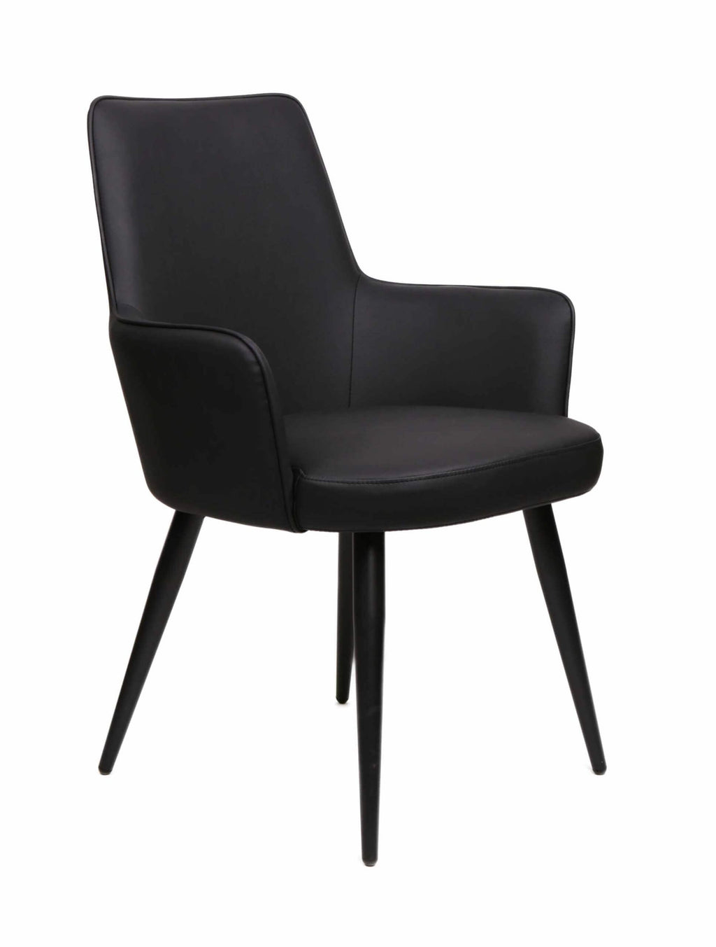 FURNISHINGS MATE SOPHIE CHAIR BLACK SET OF TWO DC 400-BL-MB