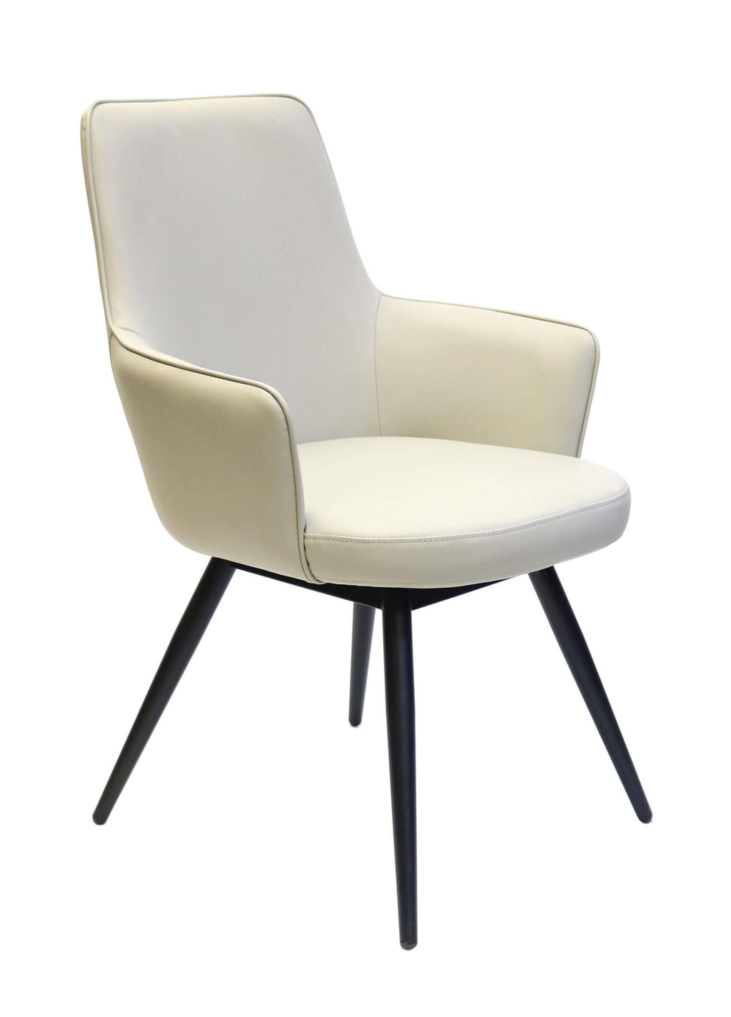 FURNISHINGS MATE SOPHIE CHAIR ECRU SET OF TWO DC 400-ECR-MB