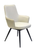 FURNISHINGS MATE SOPHIE CHAIR ECRU SET OF TWO DC 400-ECR-MB