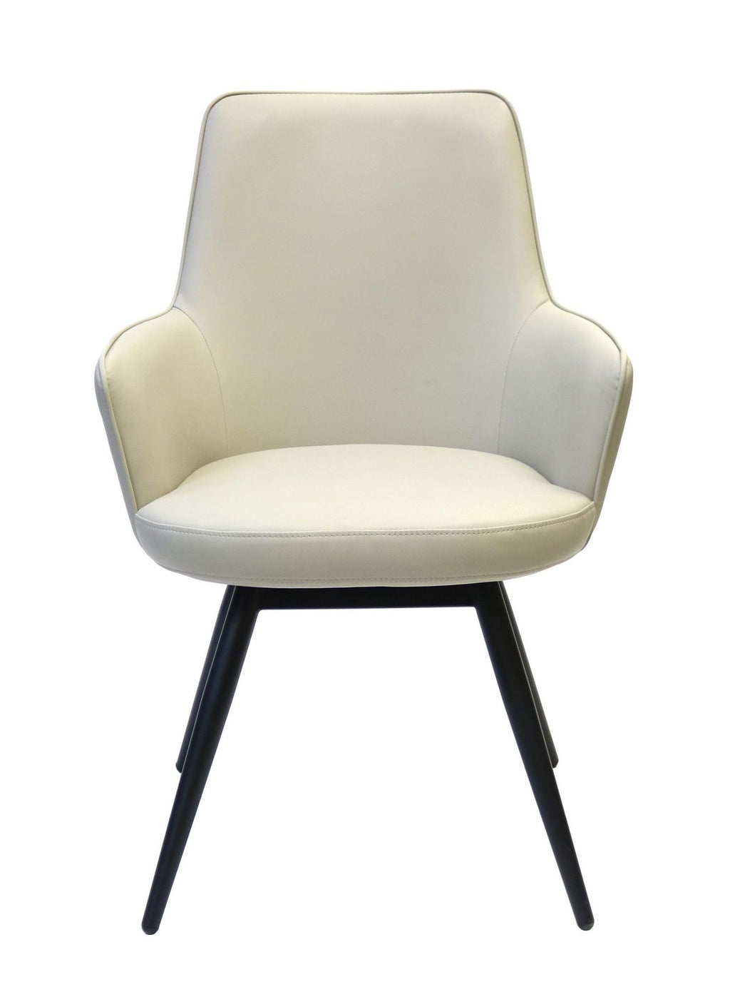 FURNISHINGS MATE SOPHIE CHAIR ECRU SET OF TWO DC 400-ECR-MB