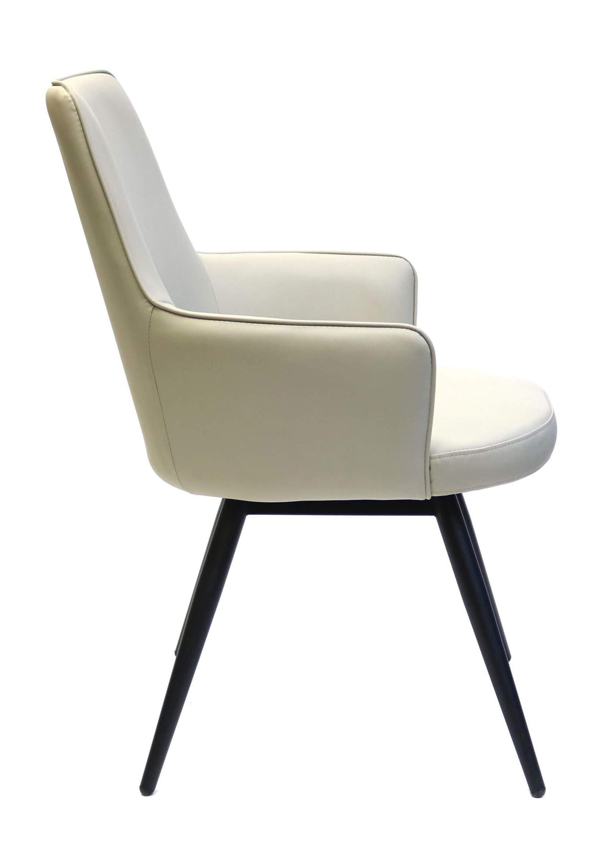 FURNISHINGS MATE SOPHIE CHAIR ECRU SET OF TWO DC 400-ECR-MB