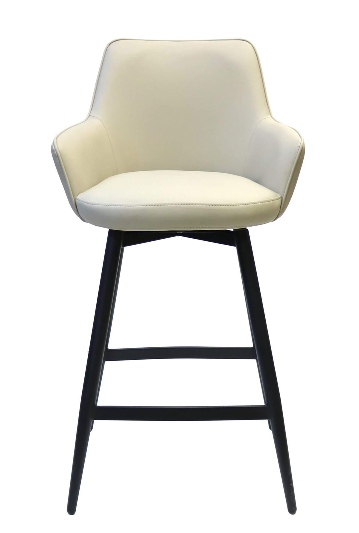 FURNISHINGS MATE SOPHIE COUNTER STOOL ECRU SET OF TWO CS 6400-ECR-MB