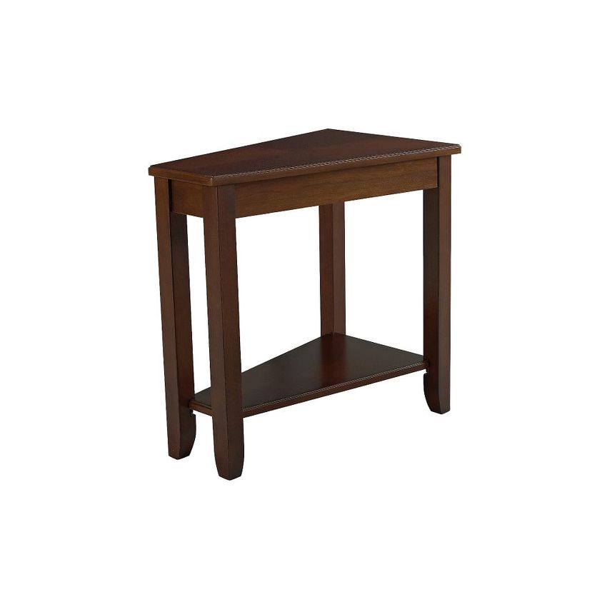 HAMMARY WEDGE CHAIRSIDE TABLE-CHERRY T00221-00