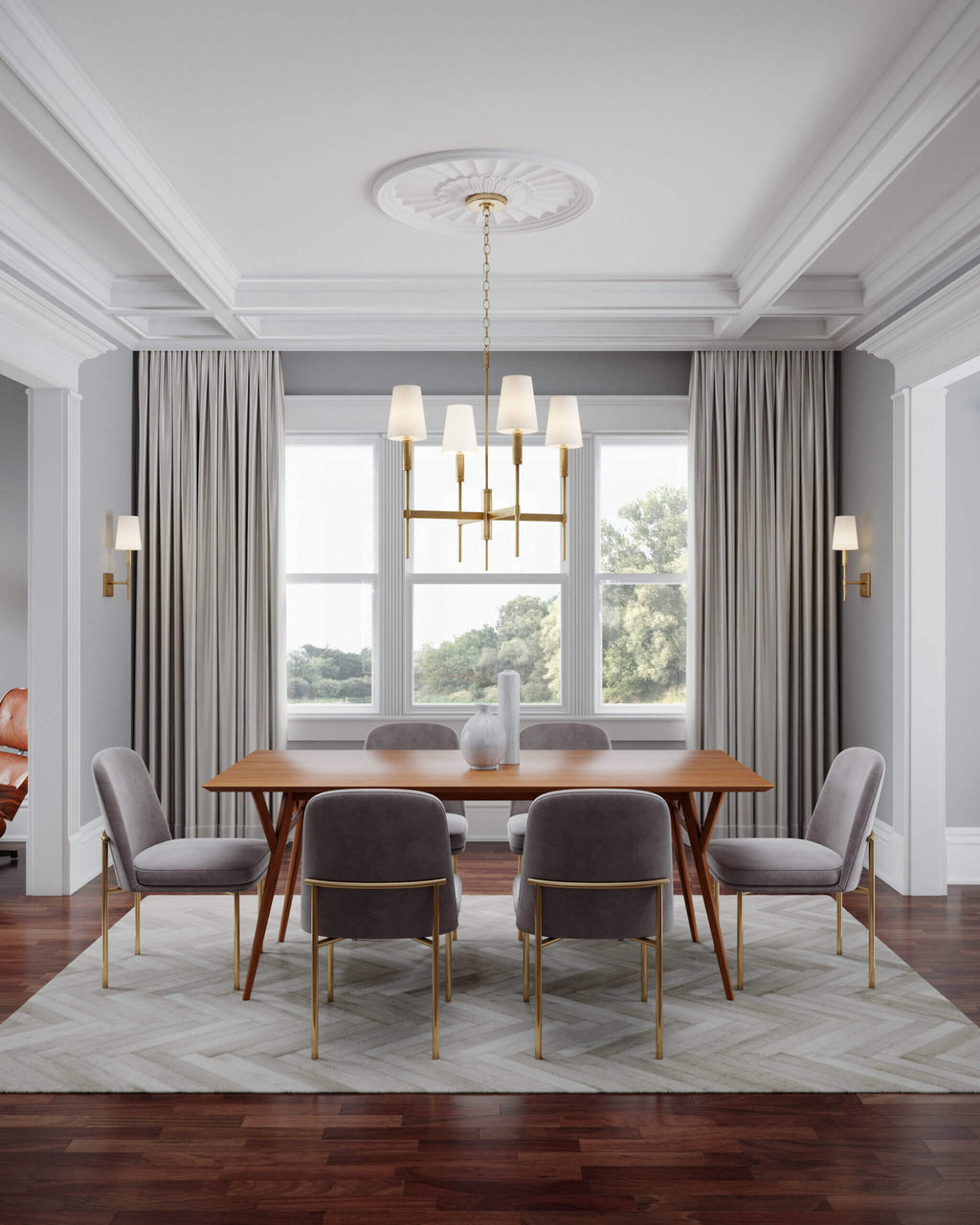GENERATION LIGHTING Beckham Classic Medium Chandelier TC1034BBS