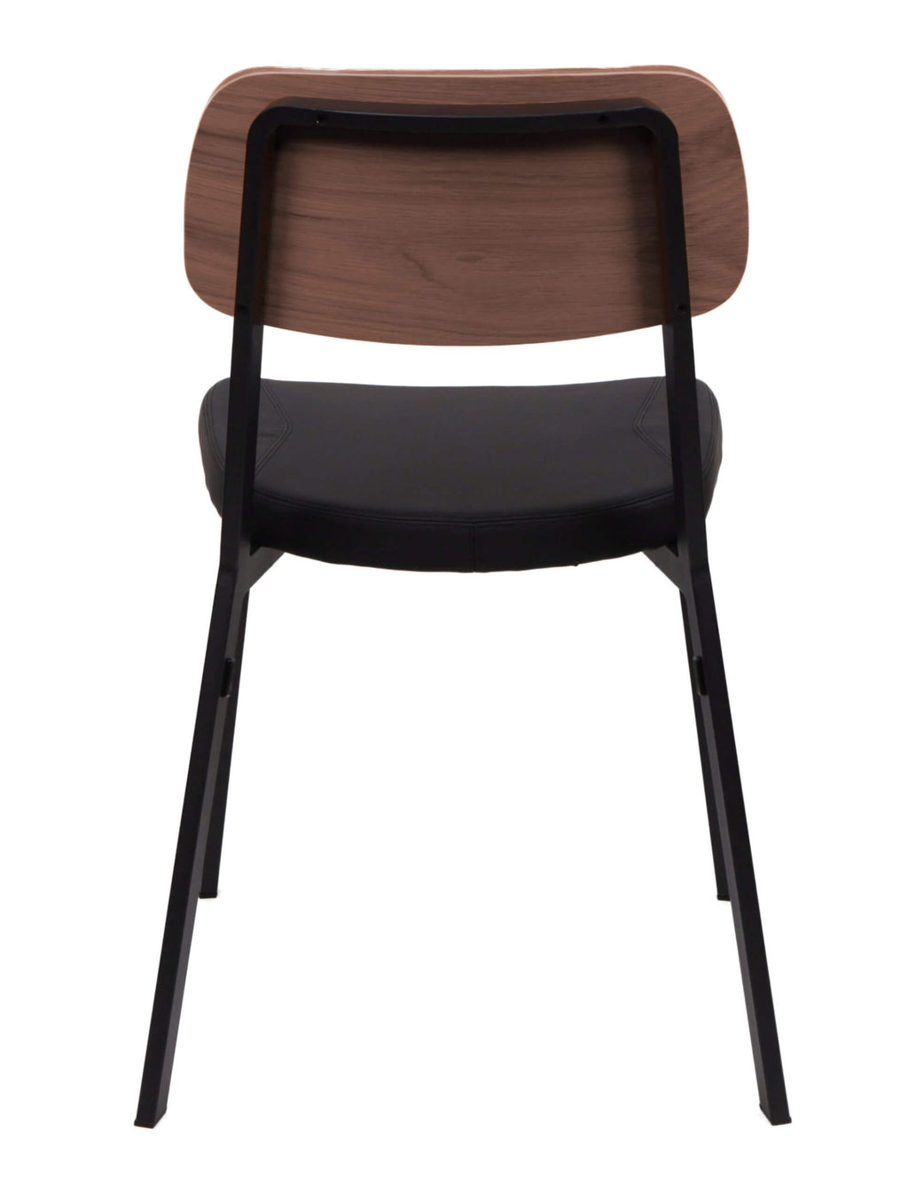 FURNISHINGS MATE THEO CHAIR BLACK SET OF TWO DC 667-WAL- MB