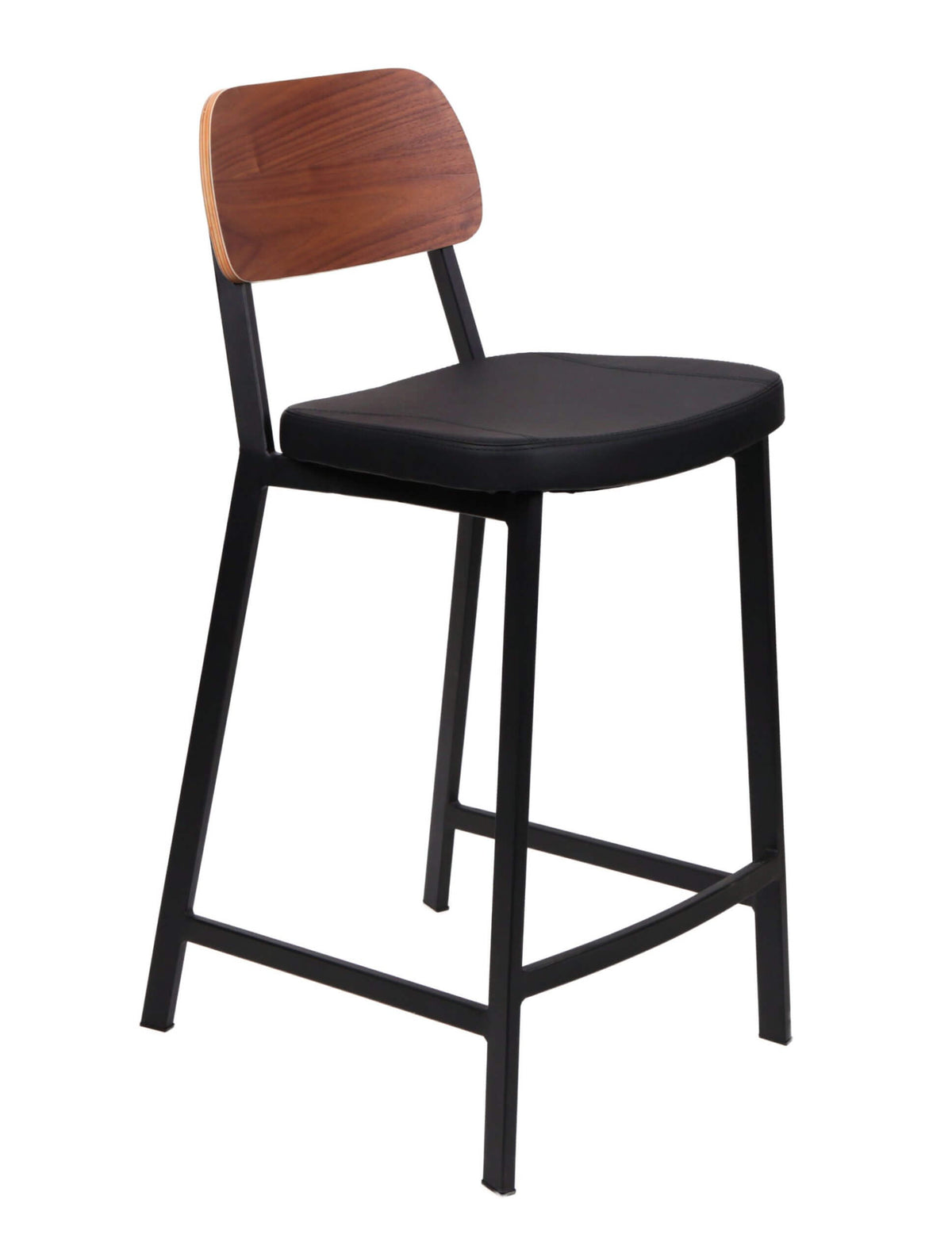 FURNISHINGS MATE THEO COUNTER CHAIR SET OF TWO CS-667-WAL- MB