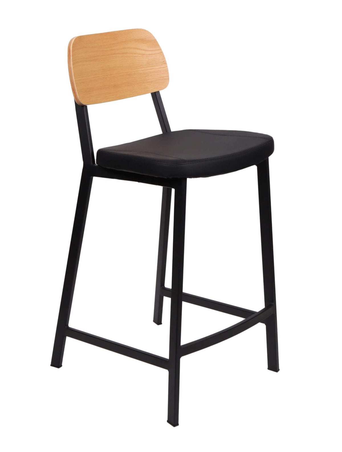 FURNISHINGS MATE THEO COUNTER CHAIR SET OF TWO CS-667-OAK- MB