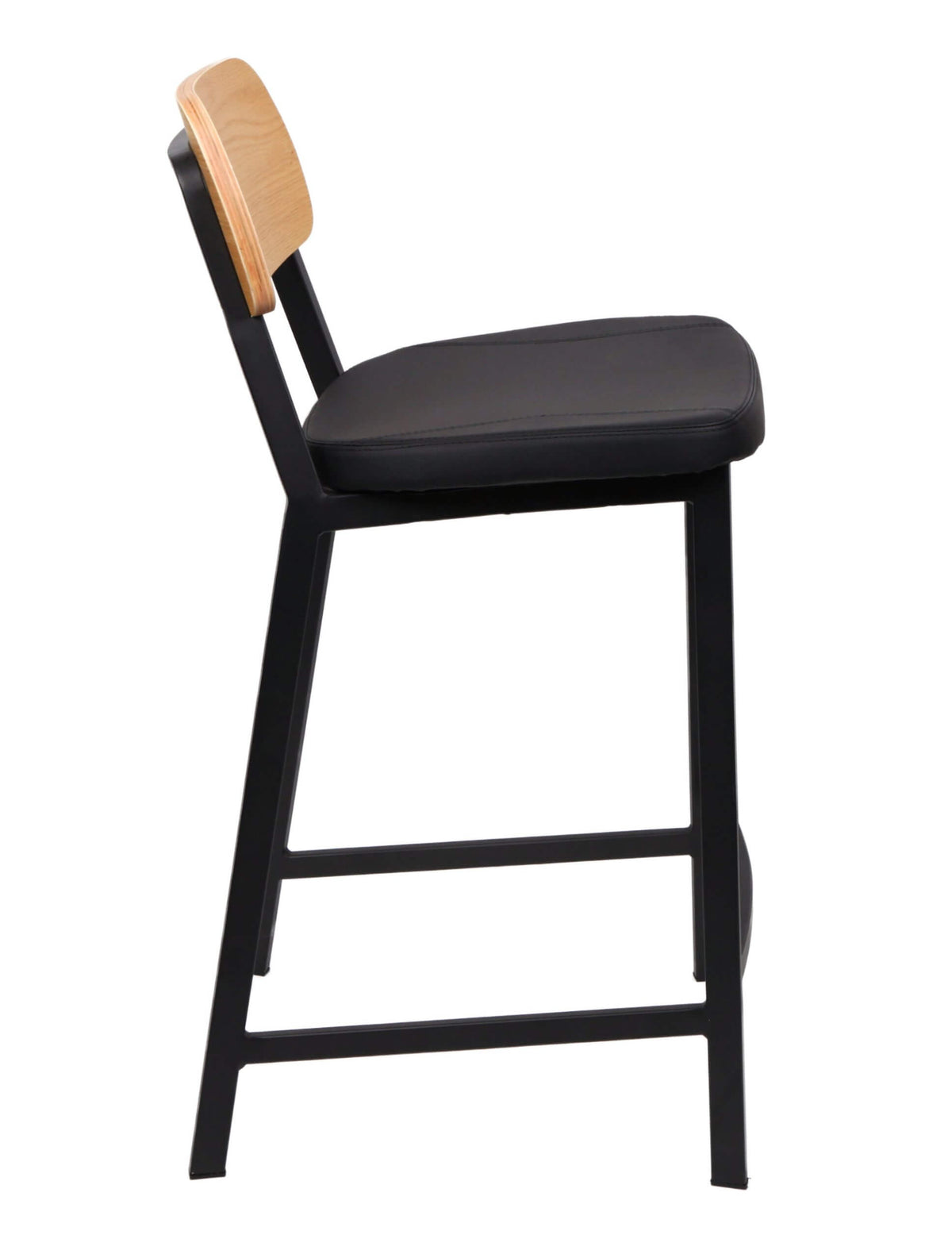 FURNISHINGS MATE THEO COUNTER CHAIR SET OF TWO CS-667-OAK- MB