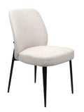 FURNISHINGS MATE TRENCH CHAIR OAT SET OF TWO DC-505-OAT