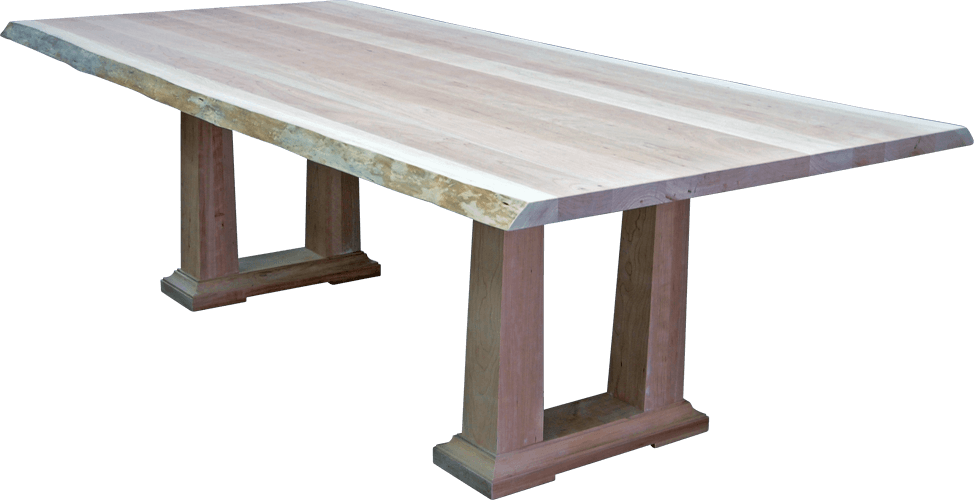 CARDINAL WOODCRAFT TROAS DOUBLE PEDESTAL TABLE