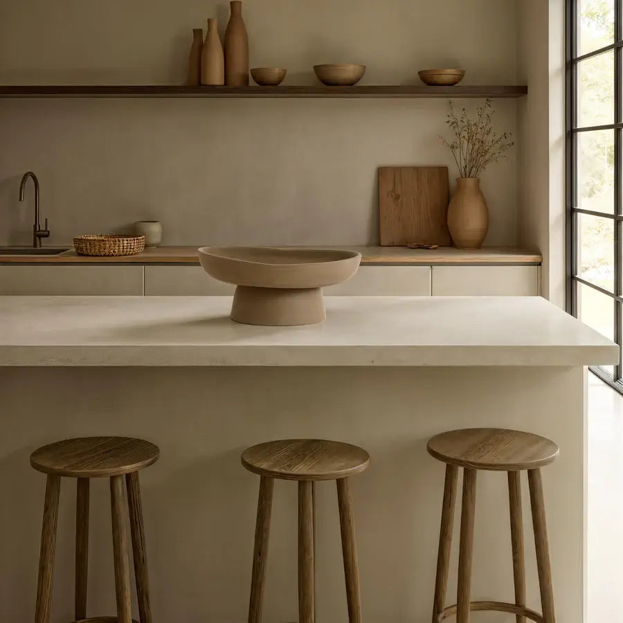 RENWIL MALABO BOWL BROWN VAS318